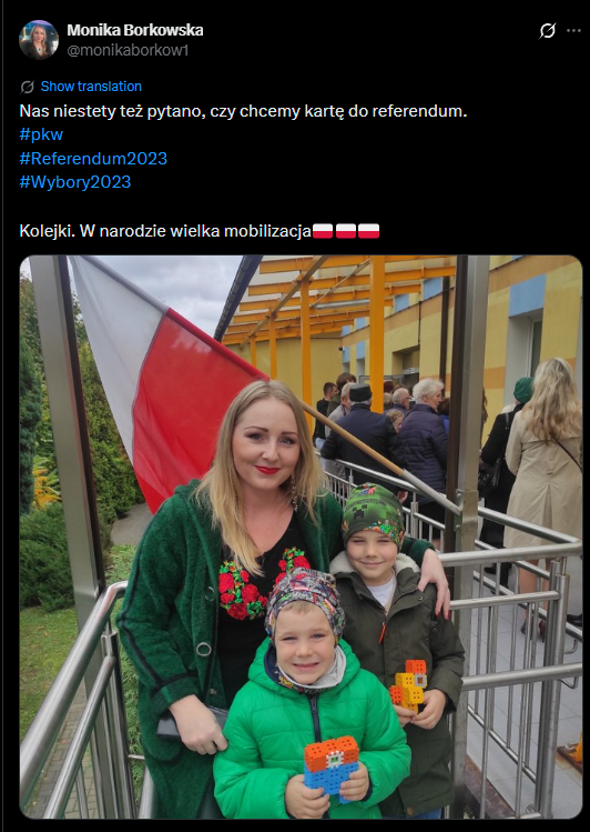 monika borkowska z dziećmi